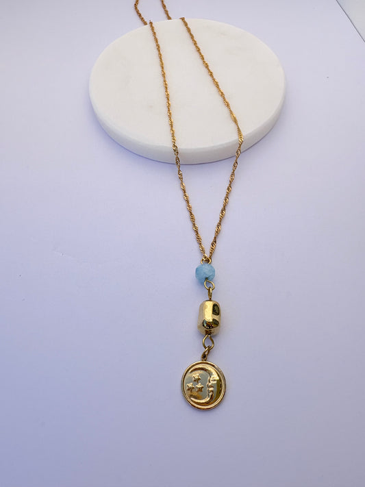 Collar Luna Azul